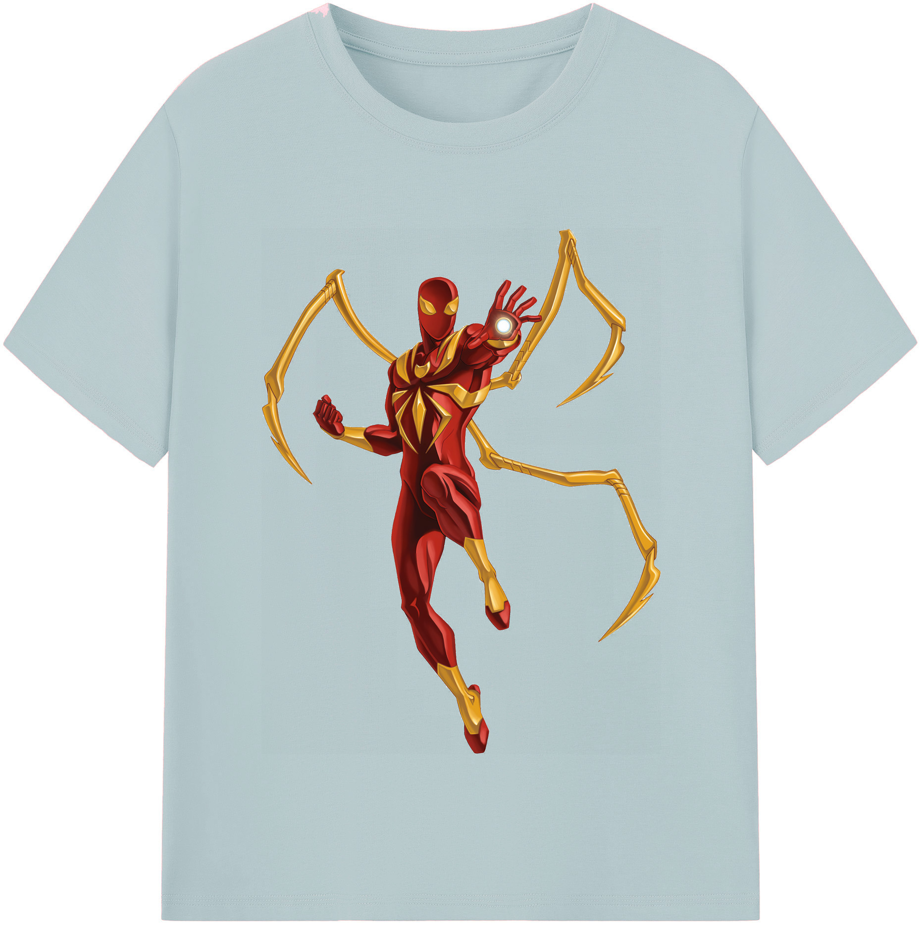 （画像用） Spider Man スパイダーマン 綿100％半袖Tシャツ（フロントプリント）